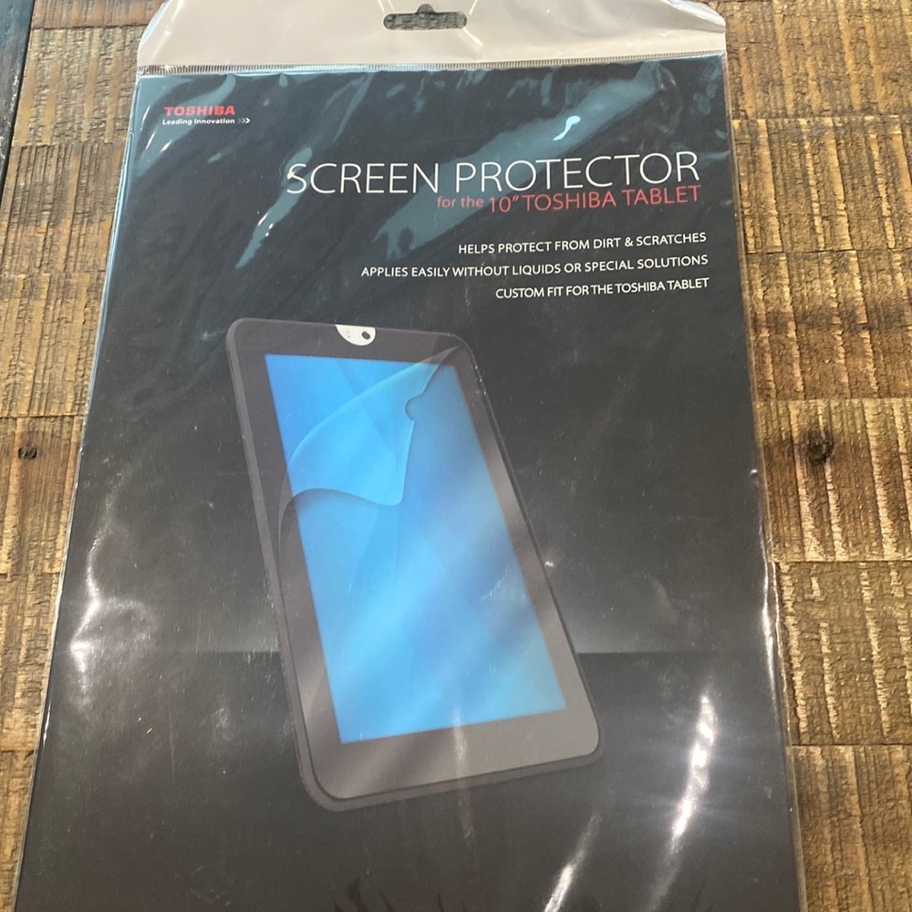 BRAND NEW SCREEN PROTECTORS (2) for 10” TOSHIBA TABLET